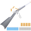 Foam Dart Blaster With Shell Ejection Soft Foam Blaster 38Inch Toy Blaster With 6Pcs Shells,20Pcs Soft Foam Darts For Kids Teens