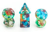 Vvpesca D&D Dice Set Of 7Pcs Green Clear Mixed Color - Dnd Dice Set For D&D, Coc, Ttrpgs, Dungeons And Dragons, Mtg, Role Playin