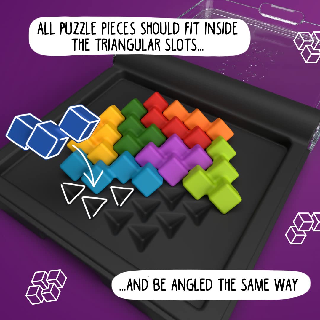 SmartGames IQ Perplex Travel Puzzle Game with 120 Challenges for Ages 12 - mature-themed