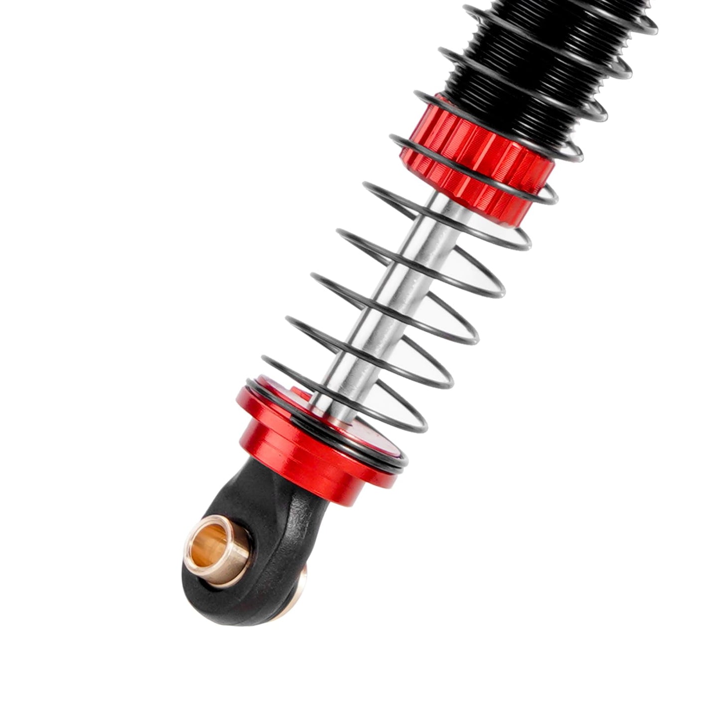 INJORA Threaded Shock Absorber Oil Damper 53MM for Redcat Ascent18 1/18 RC Crawler Upgrade(Red)