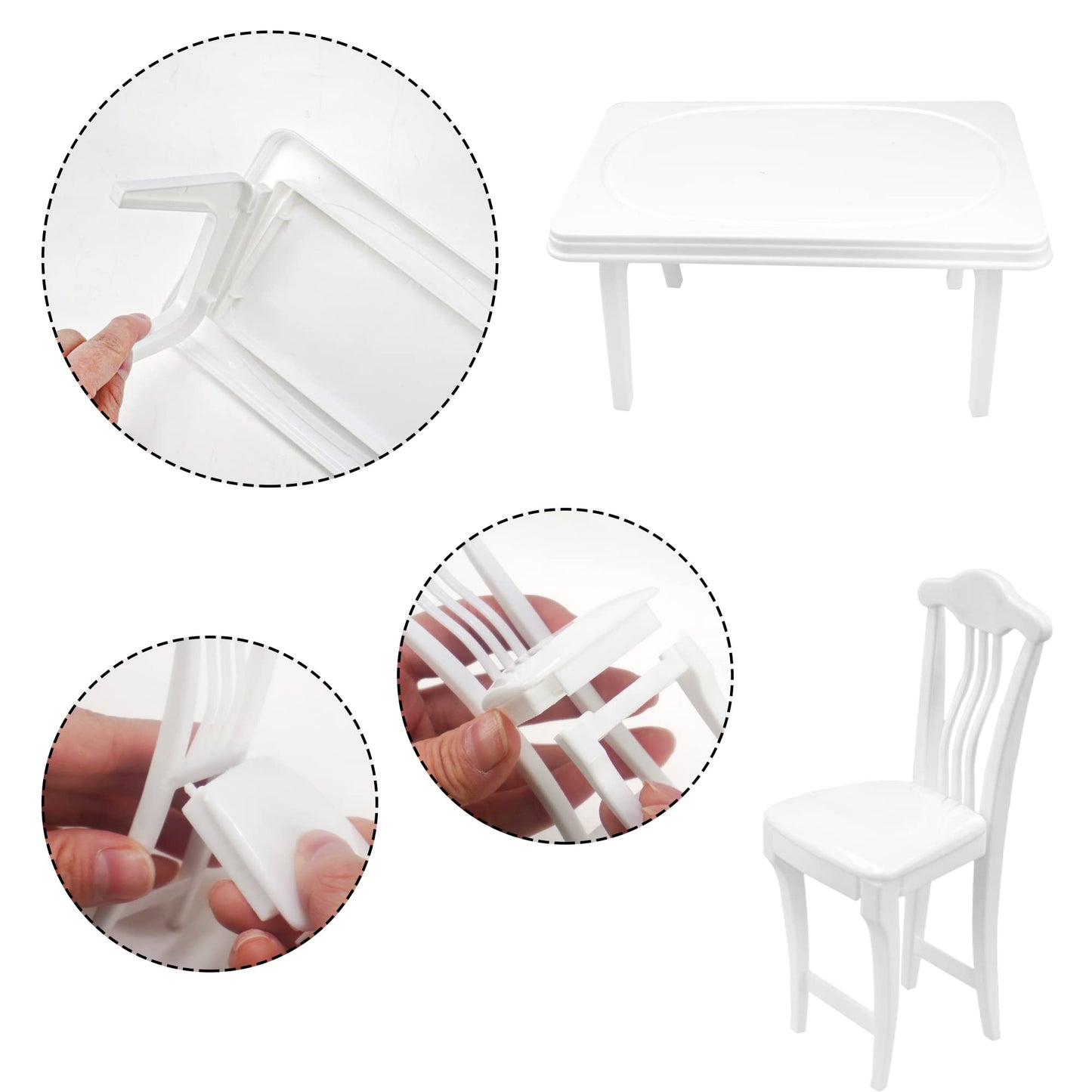 30 Pcs Miniature Food Drinks Laptop Computer Books Toys Dollhouse Miniature Furniture Plastic Table Fits Accessories Scale Dollh