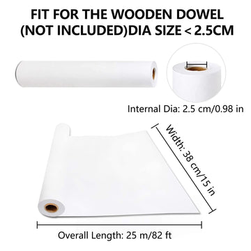 Joyooss Easel Paper Roll 18 Inches By 82 Feet, Arts And Crafts, Coloring Paper Roll For Kids Roll Of Paper For Kids Art Easel Pa