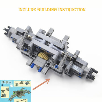 Ttlyhek Technical Parts Set - Compatible With All Major Brands, Moc Building Toy Diy Accessories (96 Pcs)