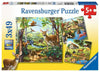 Ravensburger - Forest Zoo & Farm Animals - 49 Piece Jigsaw Puzzle 3 Pack Set - Vibrant Colors - Deer Horses & More - Larger Pieces - enhanced Quality - Ideal Gift - Screen-Free Fun - Children Age 5+