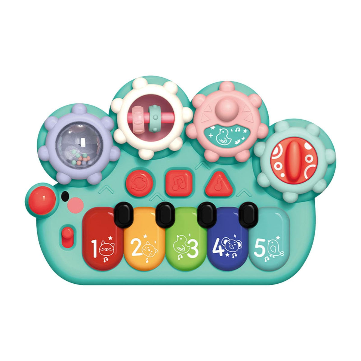 Atorse Light Up Music Baby Toys Early Learning Cartoon For Toddlers Babies Birthday Green|Baby | Toys For Baby | Developmental B