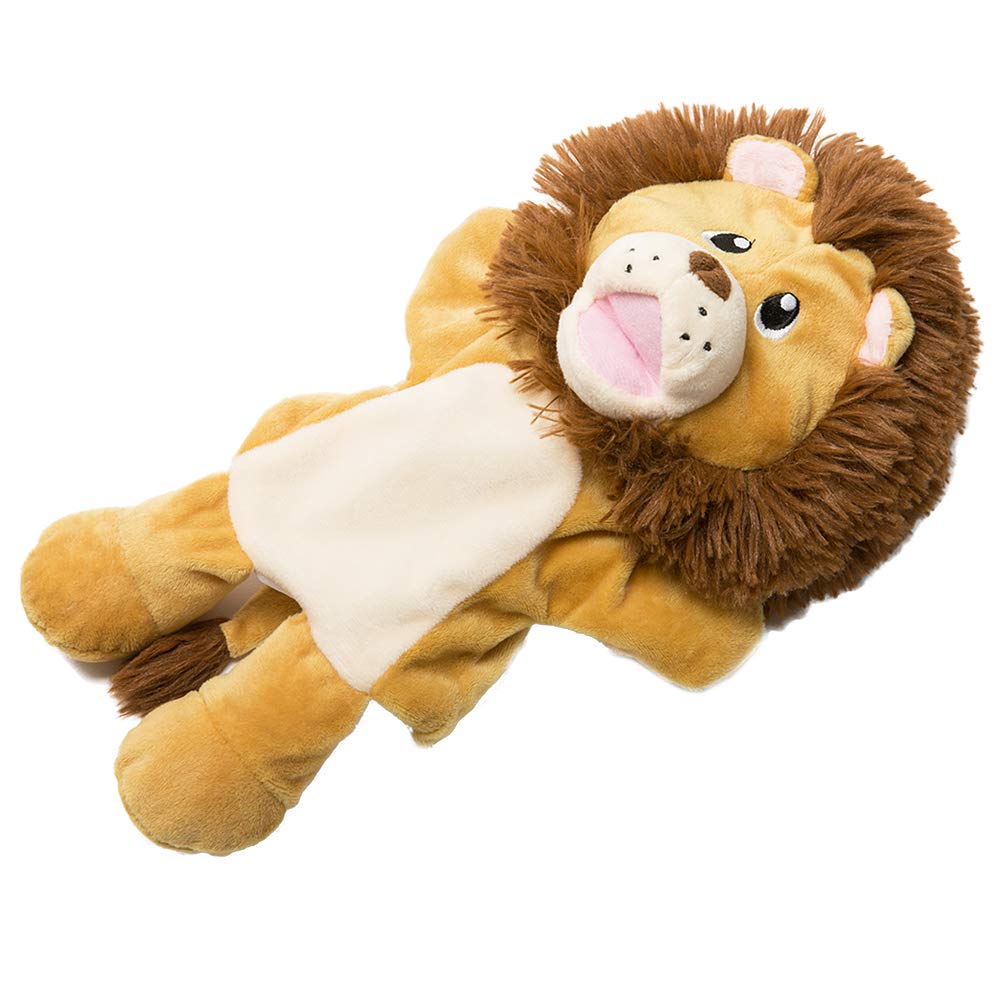 Hollyhome Hand Puppets Lion Plush Animal Zoo Animal Puppets 14 Inches Yellow