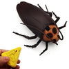 Tipmant Mini RC Cockroach Toy Remote Control Roach Insect Realistic Simulation Electric Electronic Animal for Pets Cat Dogs Todd