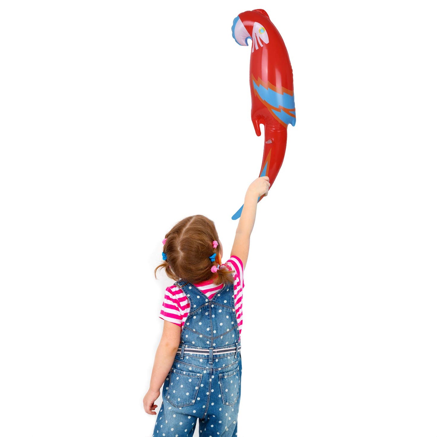 Sayaya 6 Pieces Inflatable Flying Parrot Inflatable Parrot Decorations For Tropical Party Gift Luau Decoration