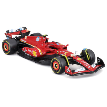 Bburago 1/43 - Sf-24 For Scuderia Ferrari F1 Team Sf24 Signature Die Cast Adults Model Car Display F1 Gp 2024 Collection - #55 C