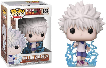 Pop Hunter X Hunter - Killua Zoldyck Funko Pop! Vinyl Figure (Bundled With Compatible Pop Box Protector Case), Multicolor, 3.75