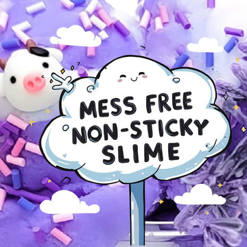 Generic Lavender Cow Cloud Slime - Relaxing Small Lavender Scented Toy, Drizzly Slime Made in USA