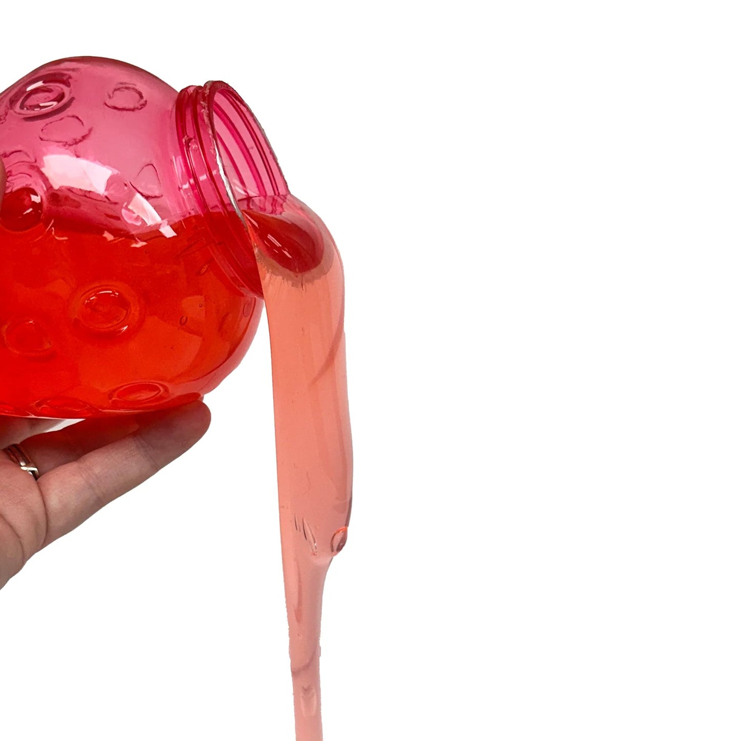 Nichole Jacklyne Strawberry Scented Water Slime Kids Toy, Non-Sticky Sensory Gift For Boys And Girls, Stress Relief Slime Party