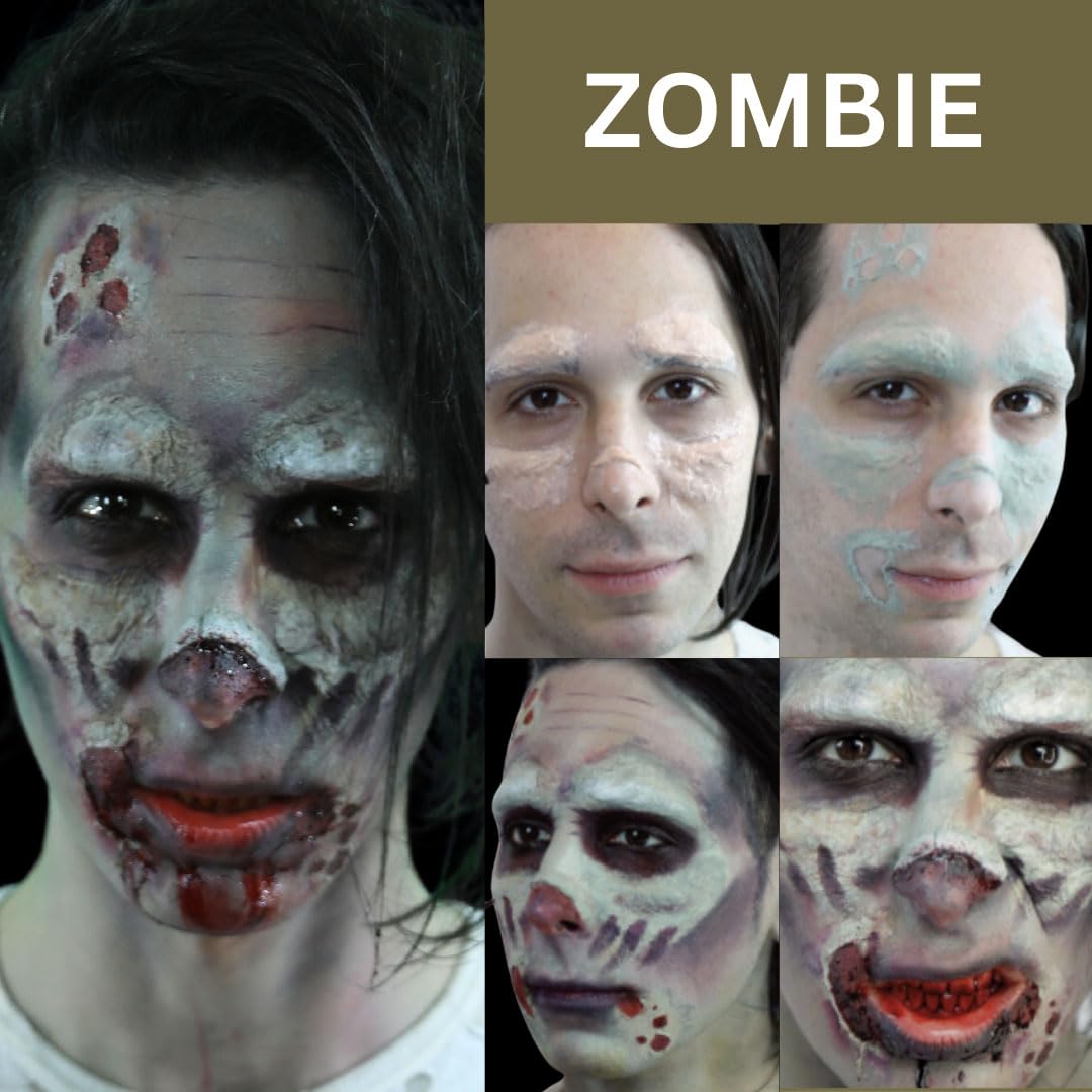 Mehron Makeup Premium Character Kits| Makeup Kits for Halloween & Cosplay| Made in the USA | Complete Makeup Kit | Includes all