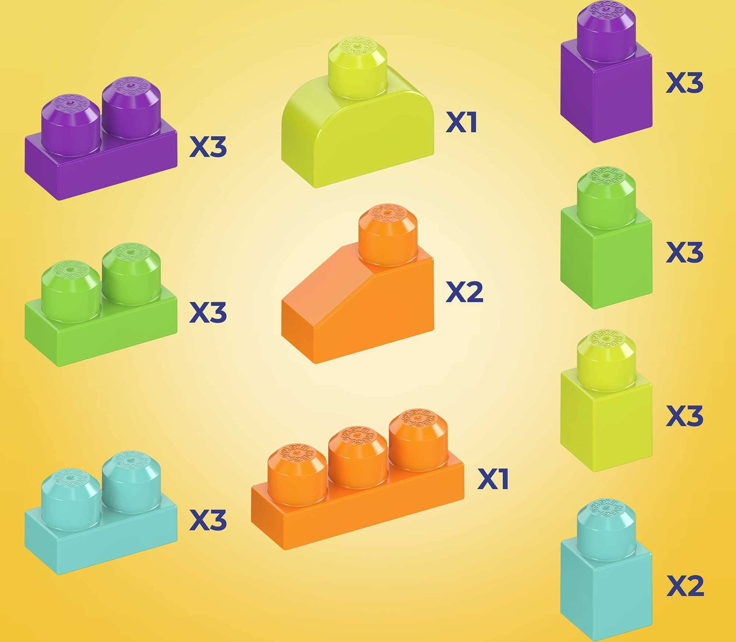 Mega Bloks First Builders Silly Hippo Grv21, Building Toys For Toddlers (25 Pieces)