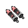 HYPER GO RC Car Aluminum Capped Oil Filled Shocks (Front) Red - 1/14 Scale Spare Parts for H14BM & 14210 (Pair)