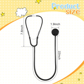 Hanaive 30 Pack Kids Stethoscope Toy Disposable Stethoscope Bulk Real Working Nursing Doctor Pretend Game Nurse Costume Accessor