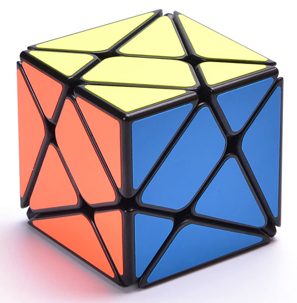 TANCH Skewb Twisty Speed Cube - Black Magic Cube Puzzle Toy for Kids & Adults, Fun Brain Teaser, Fast & Smooth Play