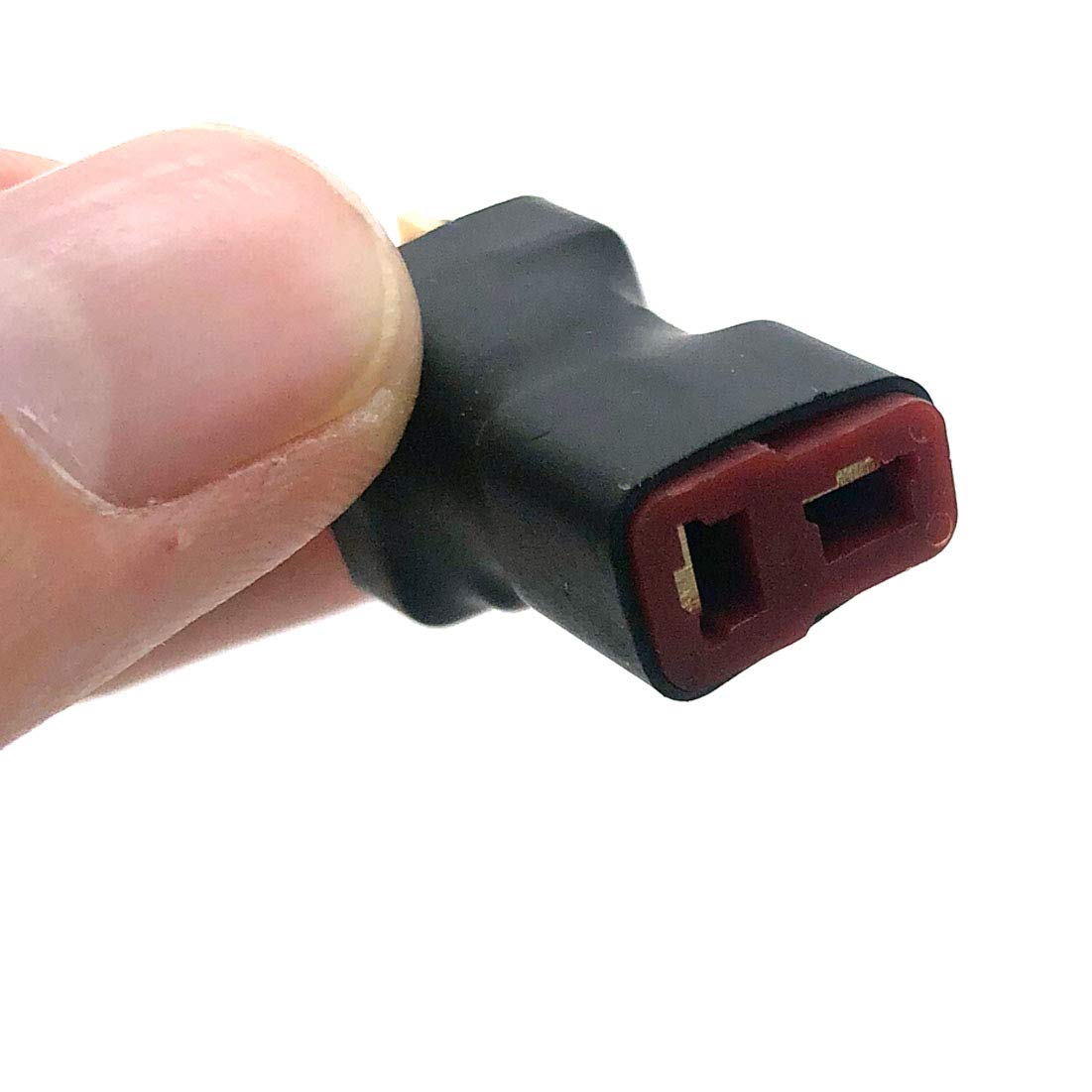 4Pcs No Wire RC Deans T Series Connector 1 Female to 2 Male T Plug in Series Power Connector Adapter for RC Quadcopter Multiroto