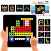 Wembley Magnetic Puzzles Imagination Shapes Game For Kids Diy Creative Educational Activity Toy Set 400 Magnetic With Board, Sta