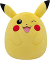 Squishmallows Original 14-Inch Winking Pikachu Pokémon Plush - Soft, Large, Official Jazwares Stuffed Toy for Kids and Collectors