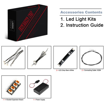 Brickbling Led Lighting Only, Compatible With Lego Orchid Flowers; Creative Light Kit Compatible With Lego 10311, Great Gift For Adults - Light Kit Only, Not Come With Model