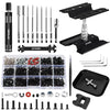 EPINON RC Car Repair Work Stand Repair Tool Set 360 Degree Rotation and 520 Pcs RC Screws Kit and RC Screwdrivers and Screws Pal