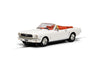 Scalextric James Bond Goldfinger White Ford Mustang 1:32 Slot Race Car C4404