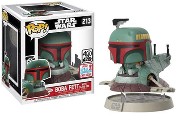 Funko Pop! Star Wars Boba Fett With Slave One Vinyl Bobble Head