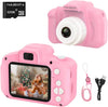 hyleton Kids Camera Christmas Birthday Gifts for Boys Girls Age 3-9, HD Video Cameras for Toddler, Toy for 3 4 5 6 7 8 Year Old