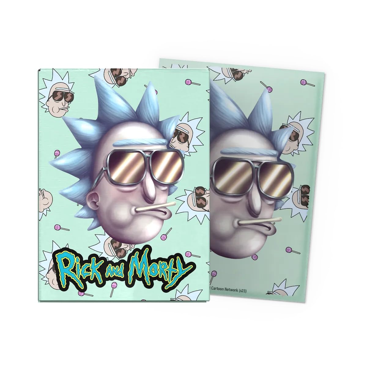 Dragon Shield Sleeves - Limited Edition Brushed Art: Cool Rick - 100 Ct Art Card Sleeves - Smooth & Tough - Compatible With Magic The Gathering, Pokémon, And Yugioh Tcg & Lcg - Top Loader
