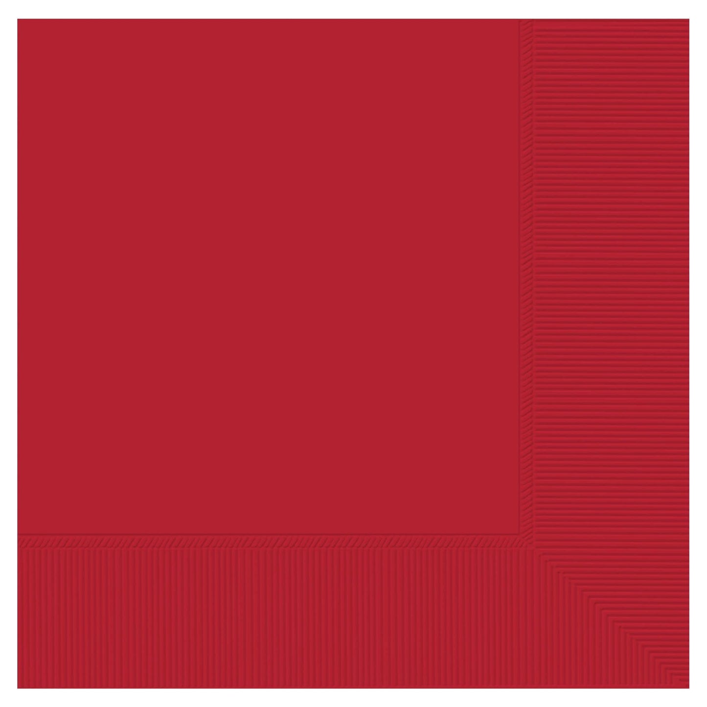 Premium Apple Red 3-Ply Luncheon Napkins - 6.5' X 6.5' (Pack Of 20) - Elegant Design & Disposable Napkins, Durable & Soft Material - Perfect For Parties, Events & Everyday Use