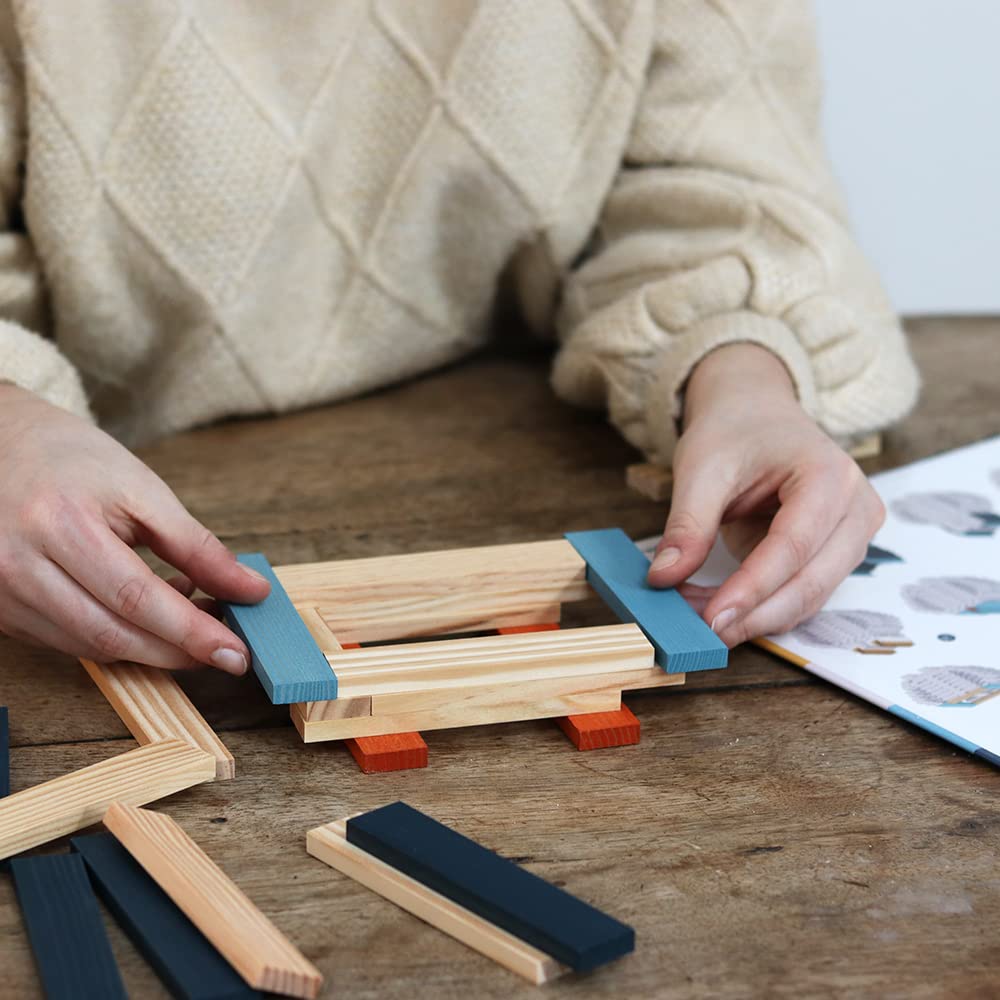 Kapla Owl - Wooden Construction Set 120 Building Planks