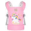 Gagaku Baby Doll Carrier Kids, Toy Baby Carrier For Dolls, Toy Baby Doll Sling, Reborn Baby Doll Carrier With Adjustable Straps, Reborn Baby Doll Accessories - Pink - Embroidered Pattern
