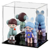Lilezbox Acrylic Display Case,Versatile Collectibles Display Showcase For Action Figures Toys,1 Pack (Black, 7.8X5.9X7.8 Inch)