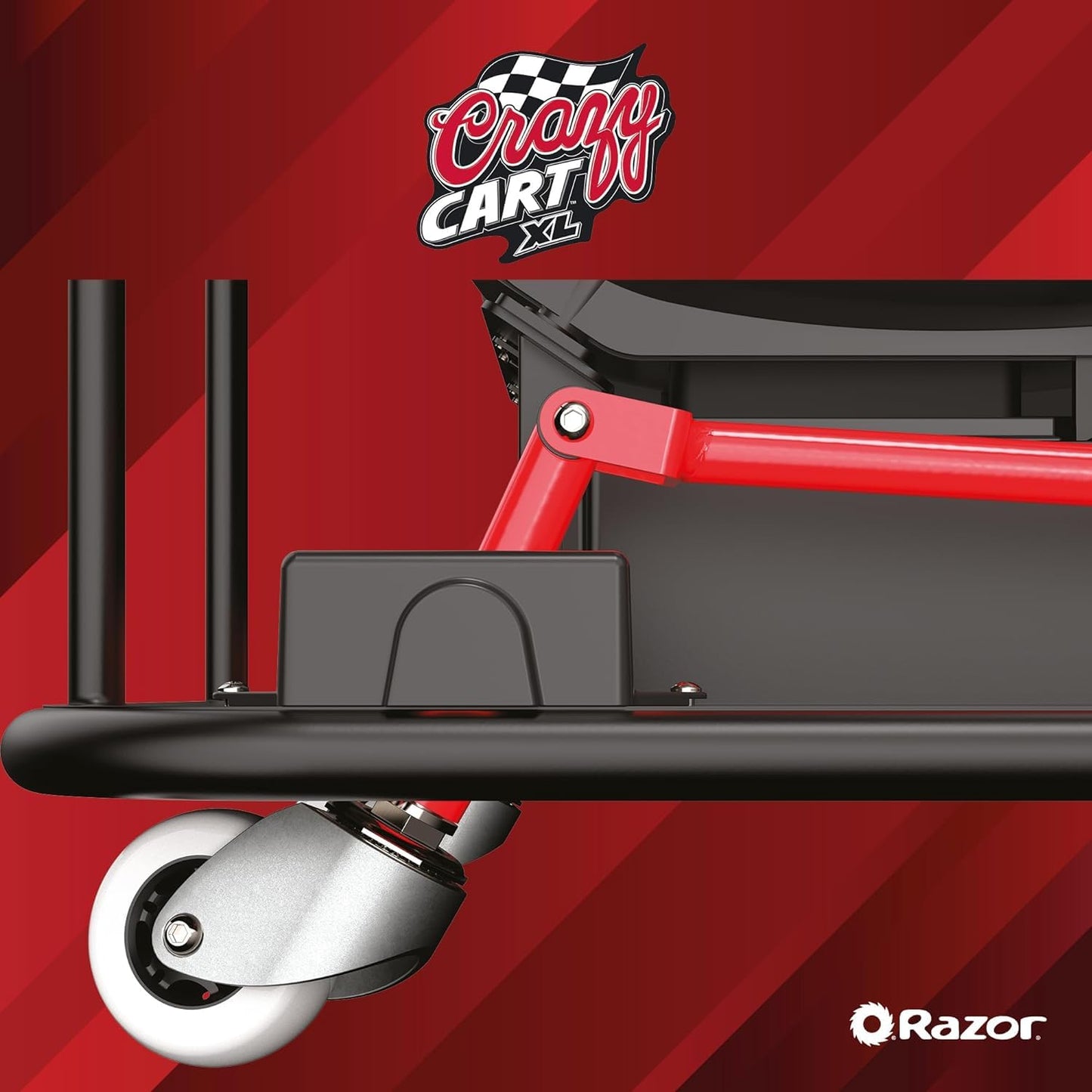 Razor Crazy Cart Xl Electric Scooter, Black, One Size