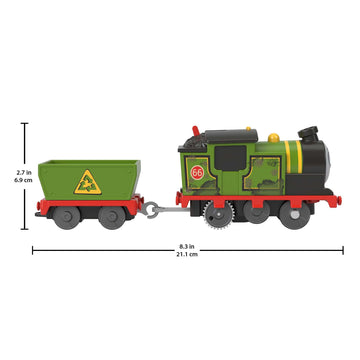 Thomas & Friends Motorized Toy Train Whiff - Battery-Powered Engine & Cargo Car, Multicolor, Ages 3+, Model HMC23