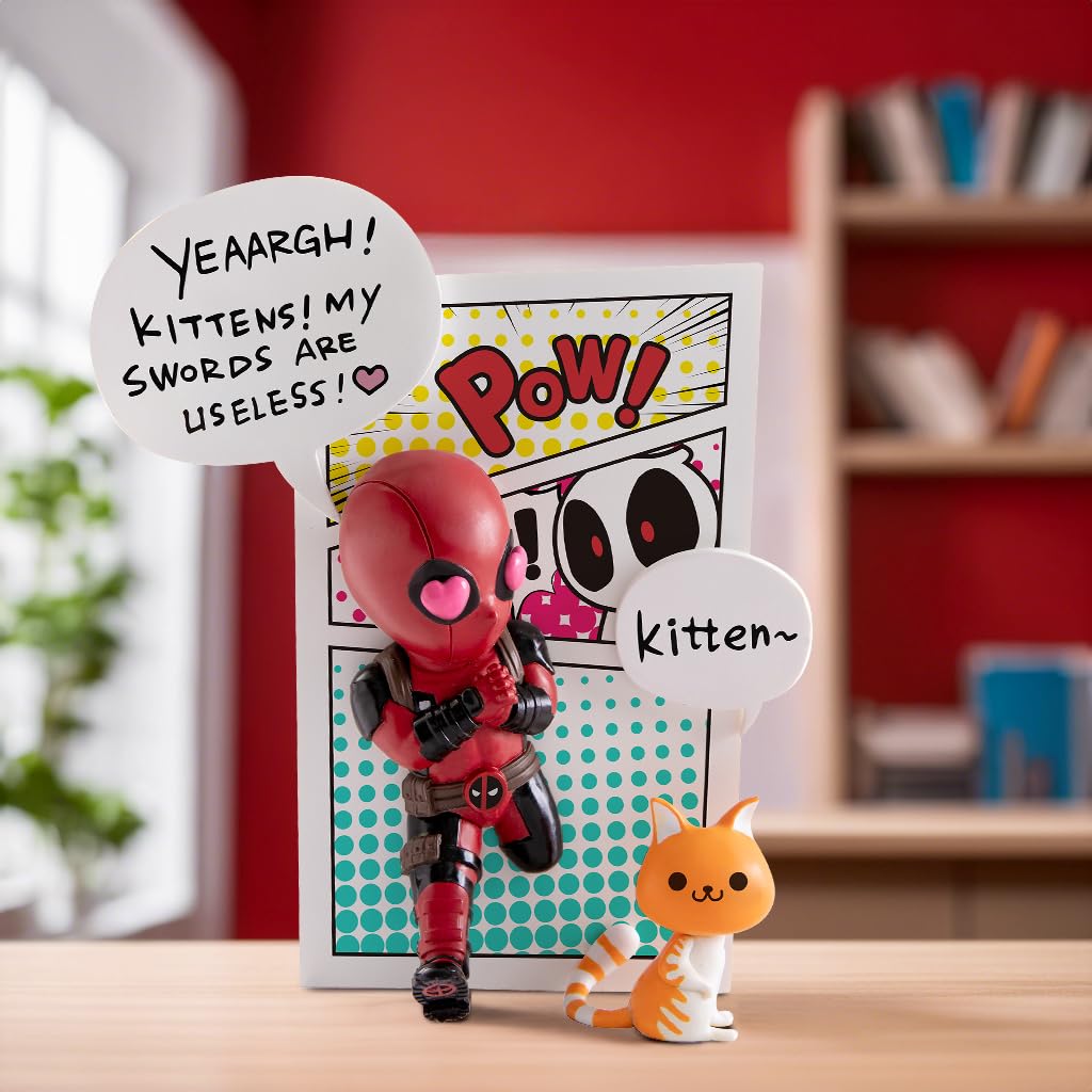Yume Deadpool Classic Series Hero Box - Blind Box, 2'' To 4'' Collectible Toy Figurines, Marvel Superhero Movie Inspired Toy Fig