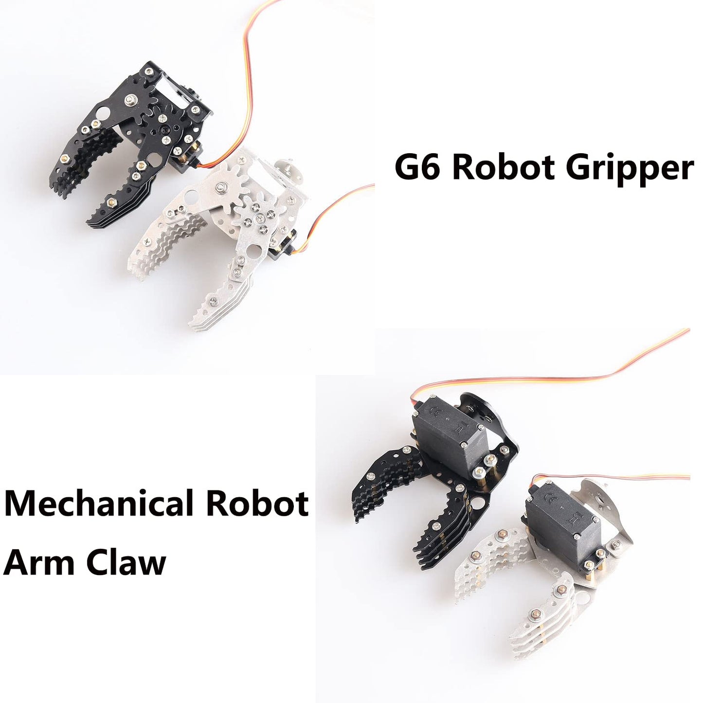 Swaytail Professional Metal Robot Arm/Gripper/Mechanical Claw/Clamp/Clip With High Torque Servo, Rc Robotic Part Educational Diy