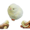 Handmade Soft Chick Squishy Toys,Stress Relief Sensory Toys,Silicone Fidget Toys Squishy Suitable Adults( Chicken,1Pack )