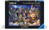 Ravensburger Harry Potter Hogwarts Castle 3000 Piece Jigsaw Puzzle - Multicolor, Cardboard, Model 17561, Made in Germany