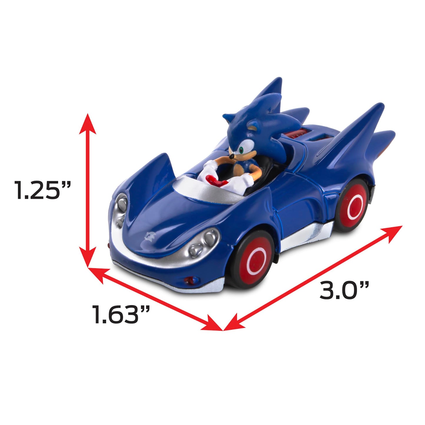 Nkok Sonic The Hedgehog Die-Cast Figure (1:64 Scale)