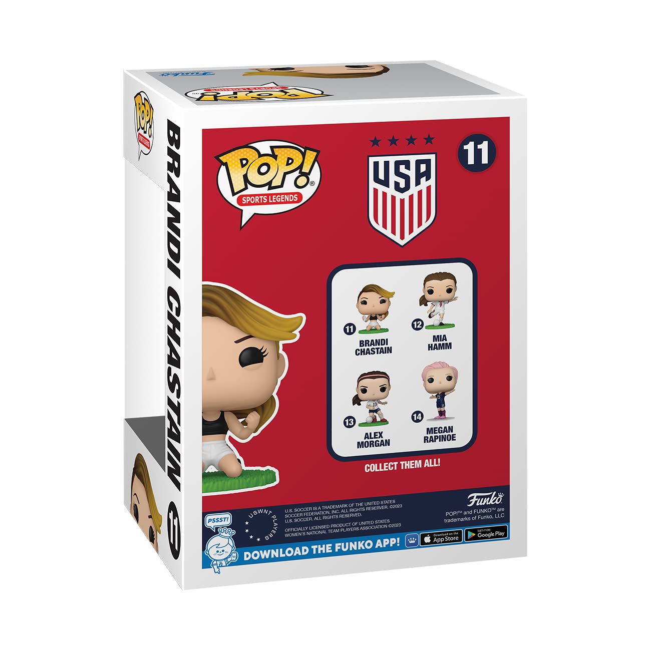 Funko Pop! Sports Legends: The U.S Women'S National Soccer Team - Brandi Chastain