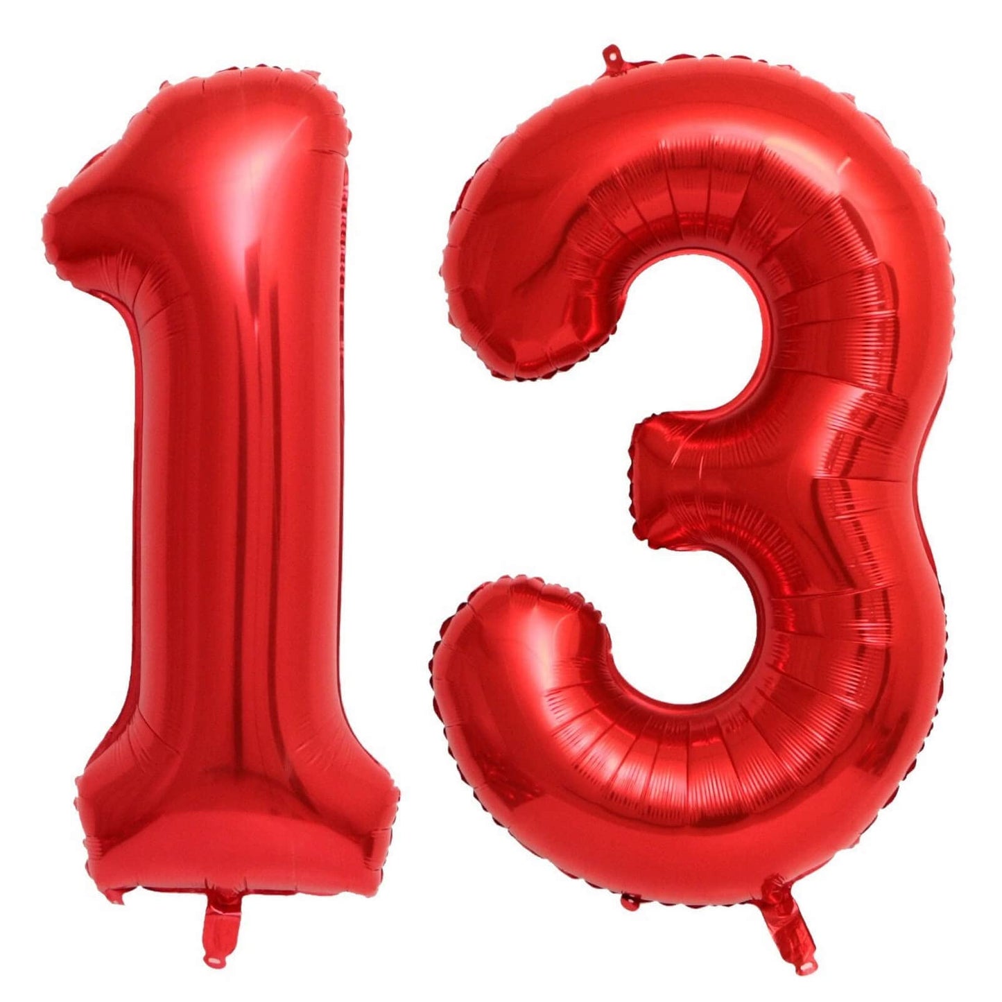 40 Inch Red 13 Number Balloons Giant 13 Or 31 Balloons Red Birthday 13 Balloons 13Th Birthday Anniversary Events Party Decoratio