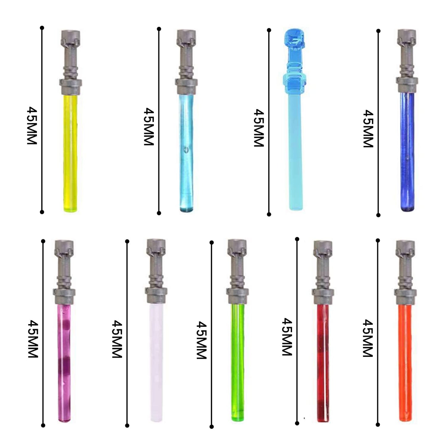 MOOXI-MOC 29Pcs Sci-fi Space Wars Minifigs Spray Paint Packs Set Small Particle Building Block Toy Kit Compatible with Mainstream Brand