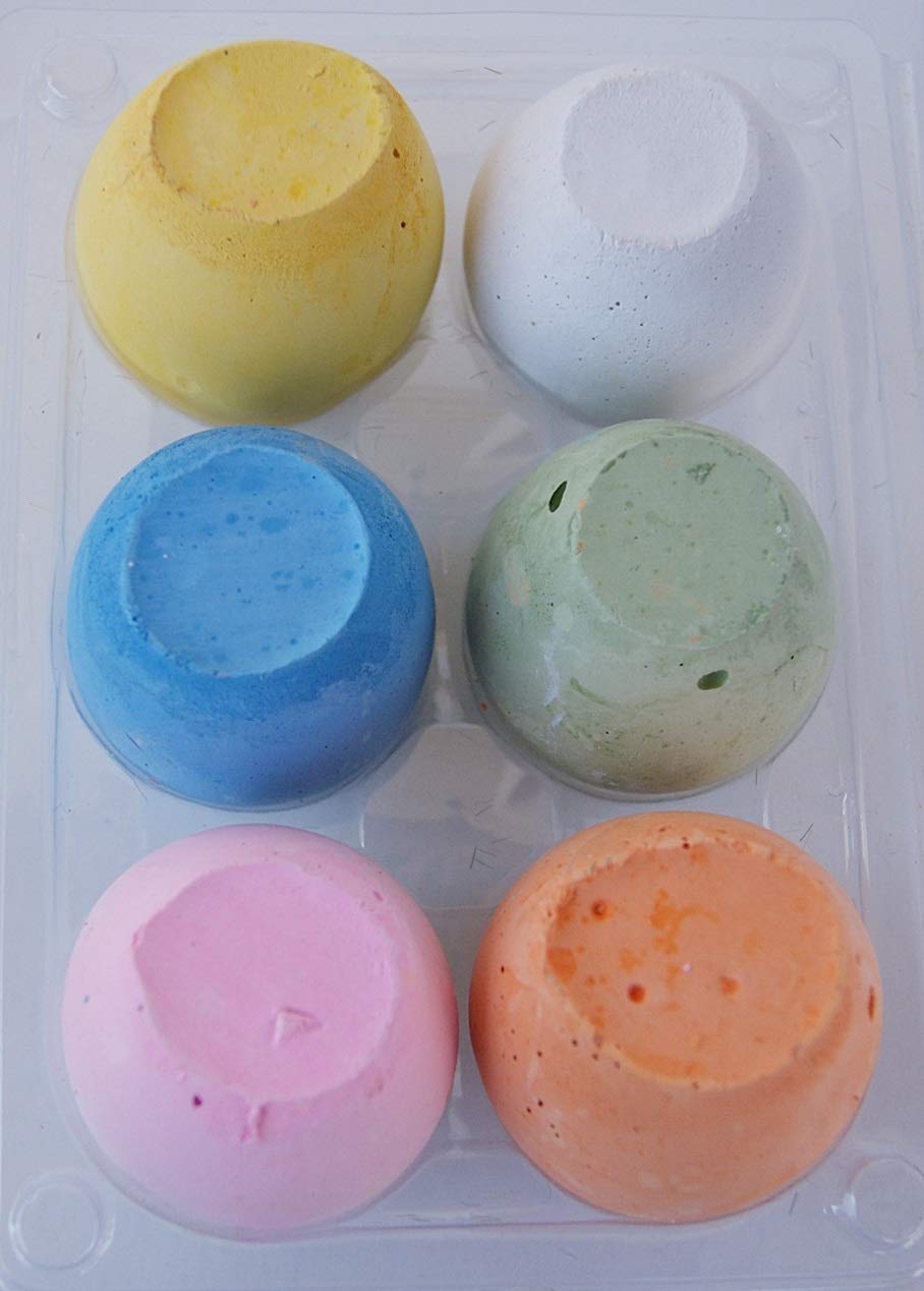 Easter Egg-Shaped Colorful Sidewalk Chalk - 6 Count