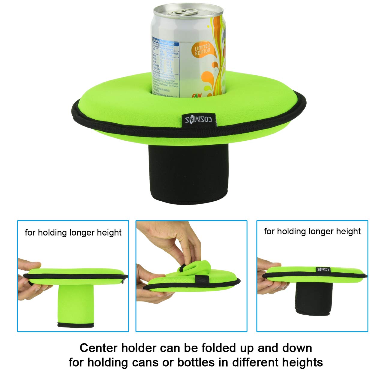 Cm Neoprene Floating Drink Holder Floating Coaster Pool Drink Holder Beverage Float Cup Holder For Pool Party Hot Tub Outdoor Wa
