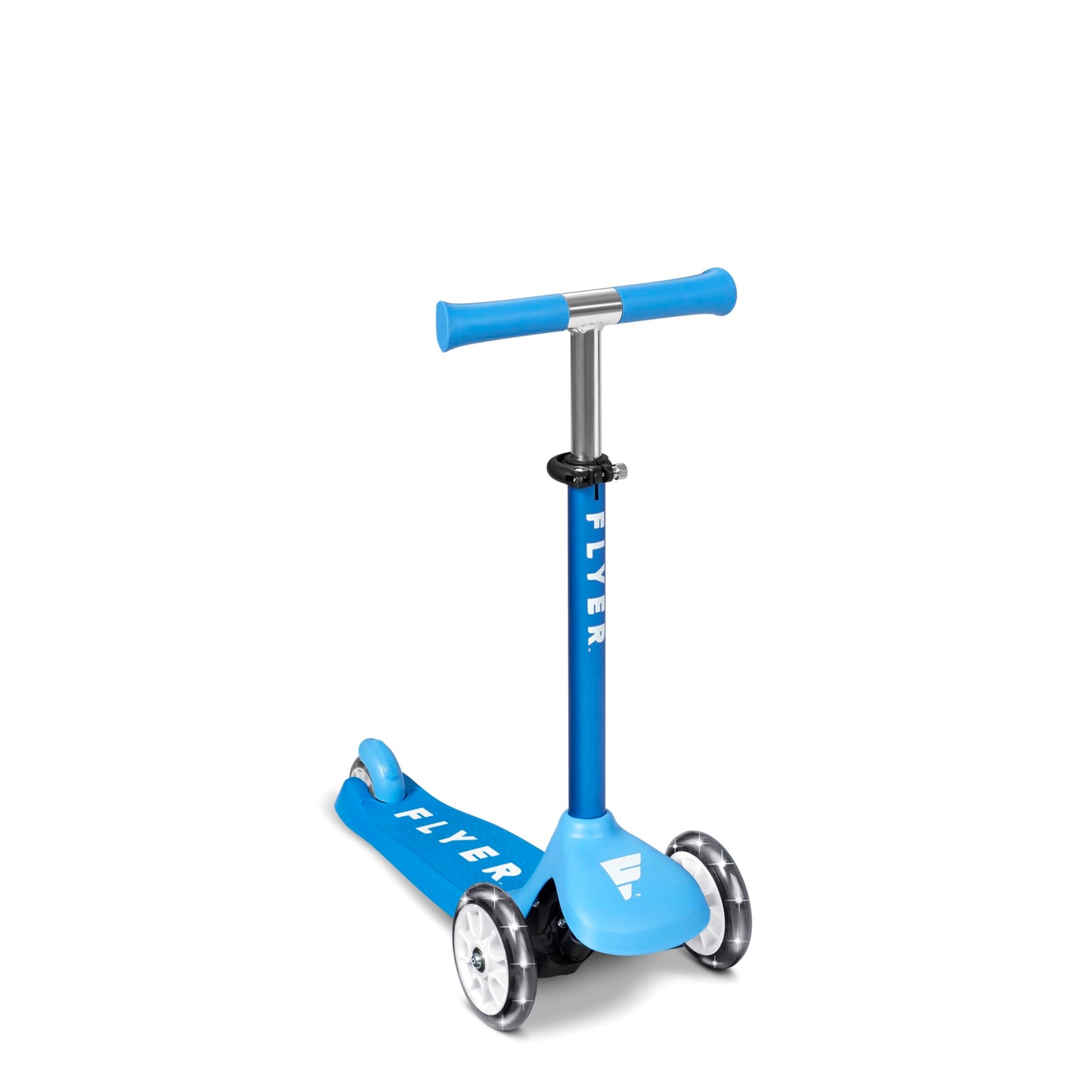 Kids Scooter, Toddler Scooter, Flyer Glider Jr. With Light Up Wheels, Blue, Radio Flyer Ride On Toys For Kids 2-5 Years Old, For