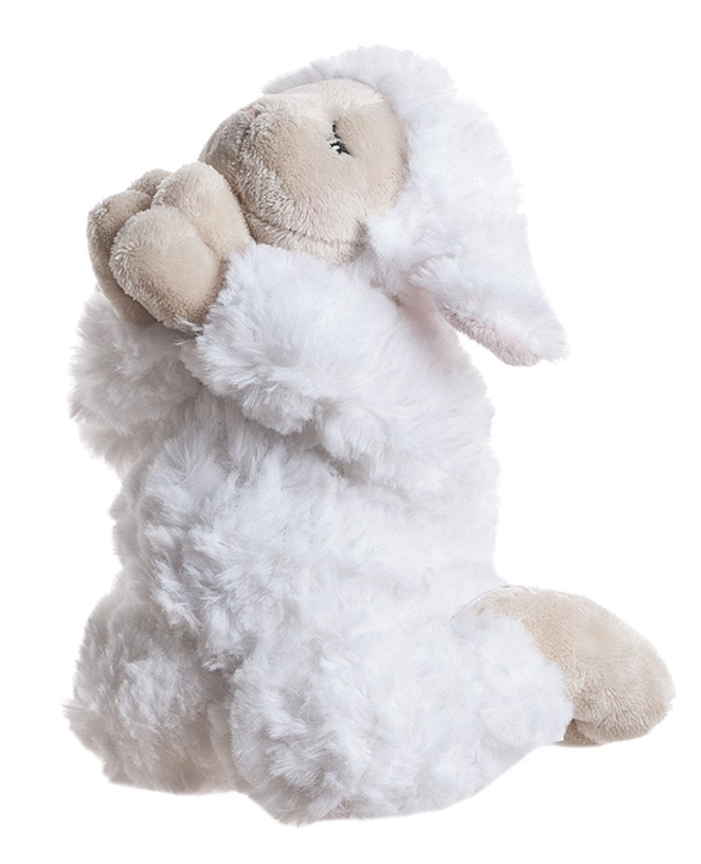 Ganz 8" Inspirational Lamb Plush Toy - White, Soft Fabric, Model HE9700