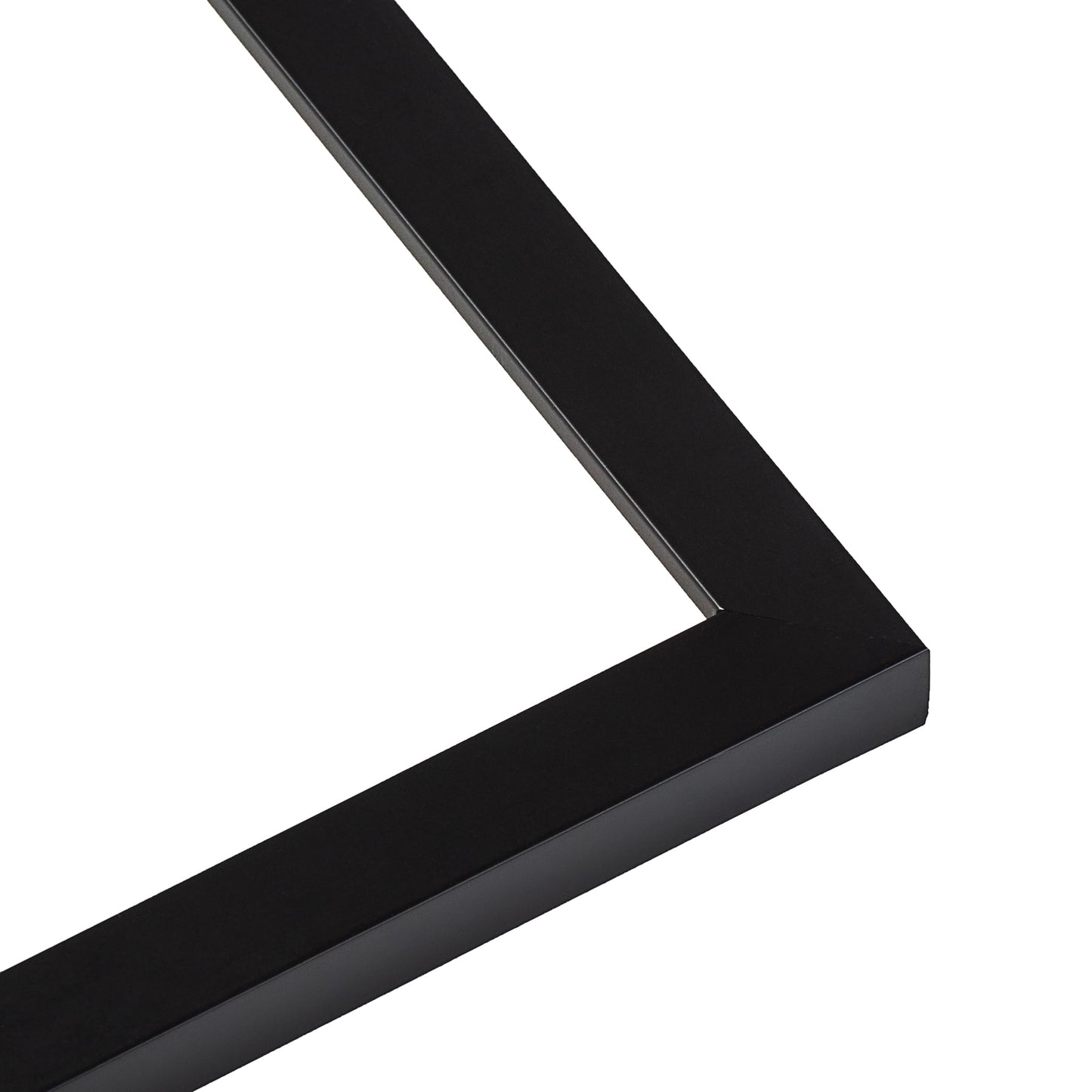 19.75X26.75 Puzzle Frame Kit With Glue Sheets | Black Mid Century Picture Frame | Real Wood With Uv Resistant Acrylic Front | Ma