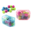 Korea Korean Traditional Gonggi Jack Stone Game Set - Small, Plastic, Blue/Pink, 2 Sets